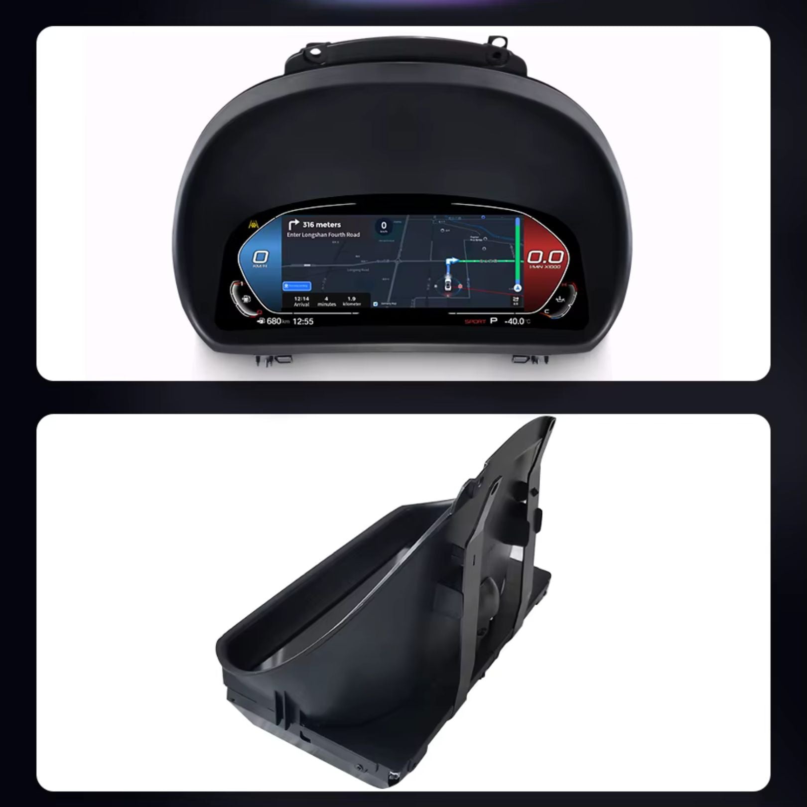 Cluster numérique BMW 1 Series E81/E82/E87/E88 11" avec écran LCD, CarPlay, pour tableau de bord digital, marque Movyro