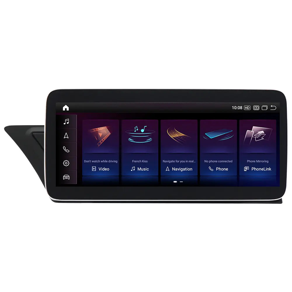 Autoradio Movyro pour Audi A4 A5 B8 2007-2016 avec écran tactile, Apple CarPlay, Android Auto et système Bose.