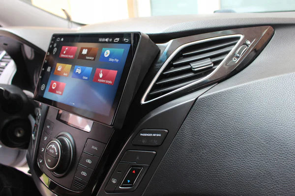 Autoradio Hyundai i40 2011-2017 Movyro Android 15 avec Apple CarPlay et Android Auto, écran tactile et fonctionnalités modernes.