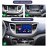 Autoradio Hyundai Tucson iX35 2015-2018 Movyro Android 15 avec Apple CarPlay et Android Auto, écran noir, technologie moderne.