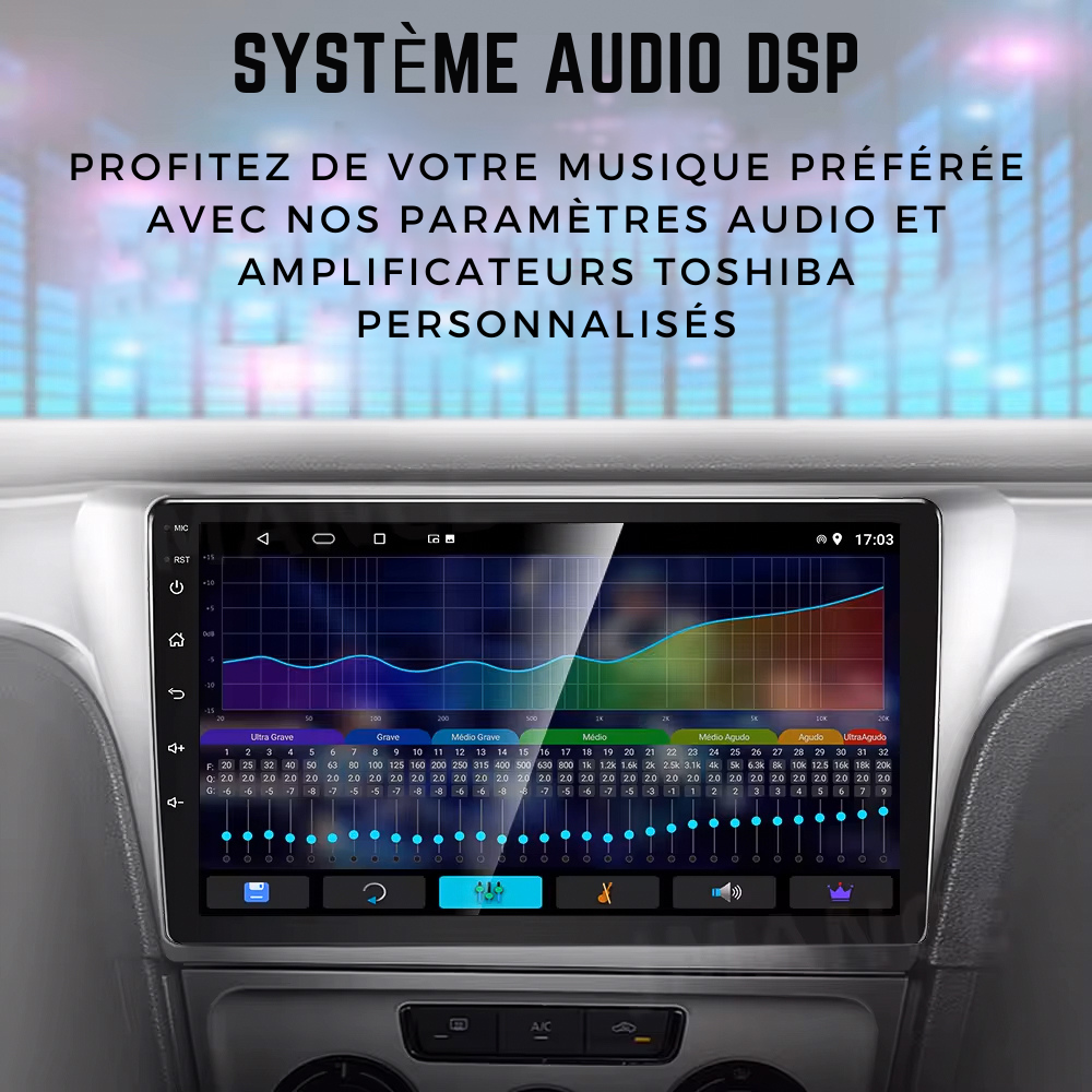 Autoradio Movyro Android 15 avec Apple CarPlay et Android Auto pour Renault Scenic 3 2009-2016, écran tactile et connectivité moderne